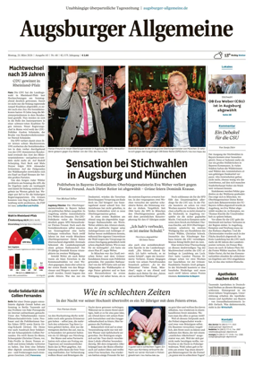 Cover of Augsburger Allgemeine (Ausgabe Stadt)