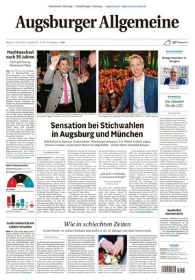 Cover of Augsburger Allgemeine (Land West)