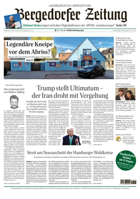 Cover of Bergedorfer Zeitung