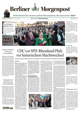 Cover of Berliner Morgenpost