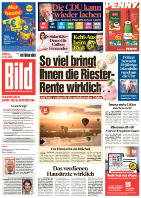 Cover of BILD Hamburg
