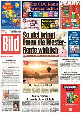 Cover of BILD Rheinland - Dusseldorf