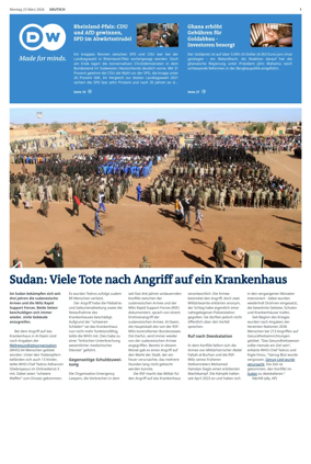 Cover of Deutsche Welle (German edition)