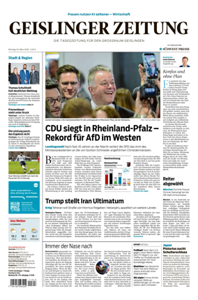 Cover of Geislinger Zeitung