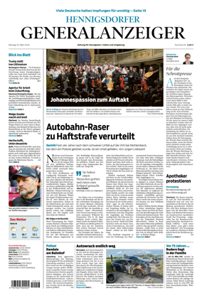 Cover of Hennigsdorfer Generalanzeiger