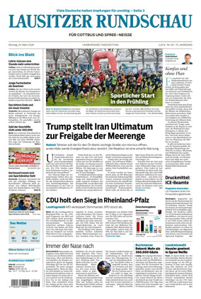 Cover of Lausitzer Rundschau