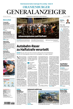 Cover of Oranienburger Generalanzeiger