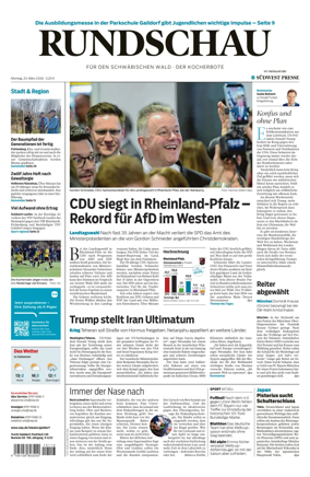 Cover of Rundschau fur den Schwabischen Wald – Der Kocherbote