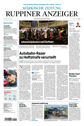 Cover of Ruppiner Anzeiger