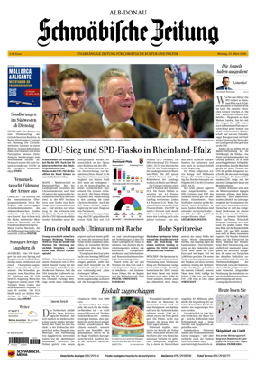 Cover of Schwabische Zeitung (Alb-Donau)