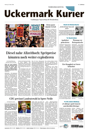 Cover of Templiner Zeitung