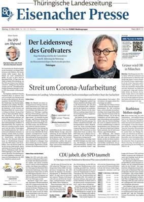 Cover of Thuringische Landeszeitung (Eisenach)