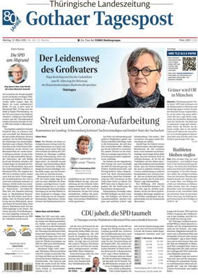 Cover of Thuringische Landeszeitung (Gotha)