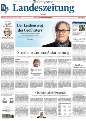 Cover of Thuringische Landeszeitung (Weimar)