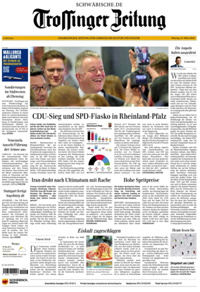 Cover of Trossinger Zeitung