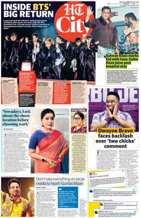 Cover of Hindustan Times (Chandigarh) - City