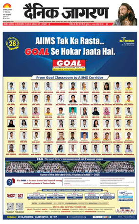 Cover of Dainik Jagran - Varanasi