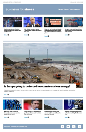Cover of Euronews Business