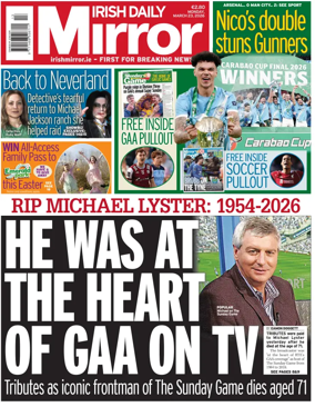 Cover of Irish Daily Mirror