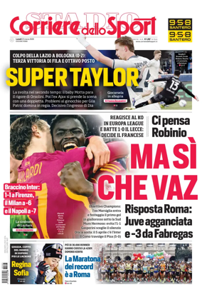 Cover of Corriere dello Sport (Lazio)