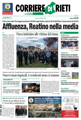 Cover of Corriere di Rieti