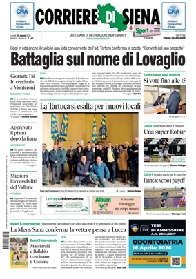 Cover of Corriere di Siena