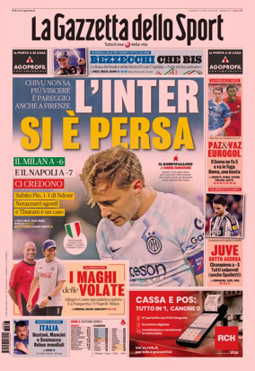 Cover of La Gazzetta dello Sport - Milano