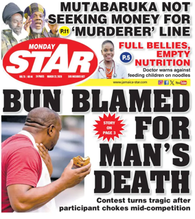 Cover of The Star (Jamaica)