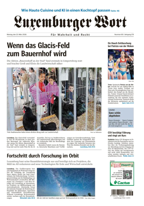 Cover of Luxemburger Wort
