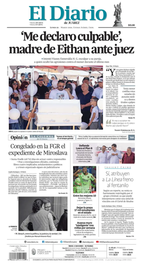 Cover of El Diario de Juarez