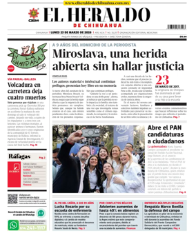 Cover of El Heraldo de Chihuahua