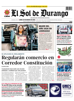 Cover of El Sol de Durango