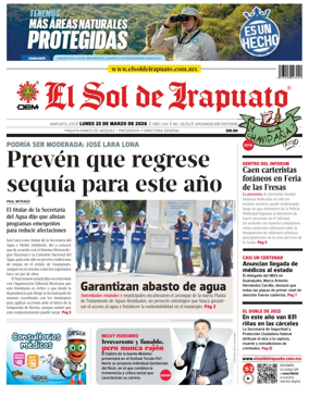 Cover of El Sol de Irapuato