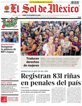 Cover of El Sol de Mexico