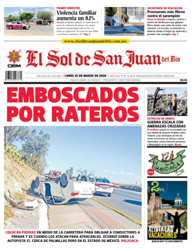 Cover of El Sol de San Juan del Rio