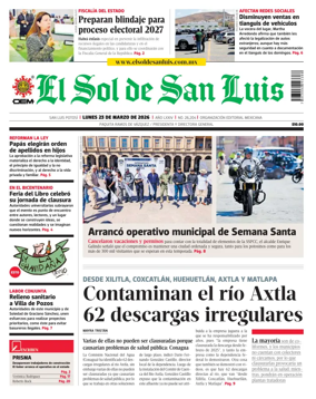 Cover of El Sol de San Luis Potosi
