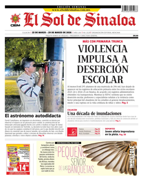 Cover of El Sol de Sinaloa