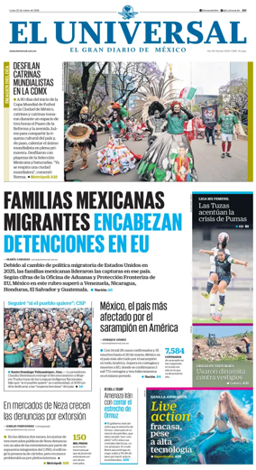 Cover of El Universal