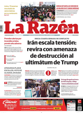 Cover of La Razon de Mexico