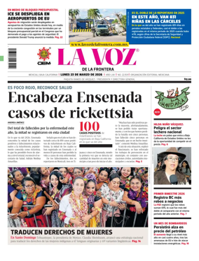 Cover of La Voz de la Frontera