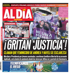 Cover of Periodico Al Dia (Irapuato)
