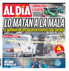 Cover of Periodico Al Dia (Leon)