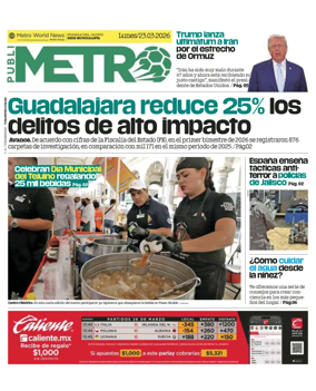 Cover of Publimetro Guadalajara