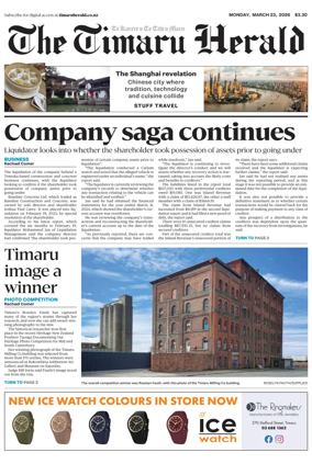 Cover of The Timaru Herald