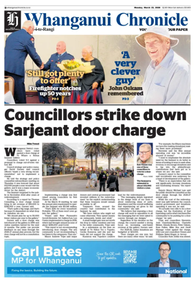 Cover of Whanganui Chronicle