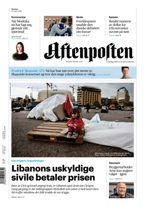 Cover of Aftenposten