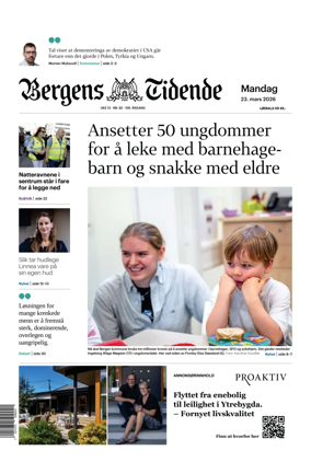 Cover of Bergens Tidende