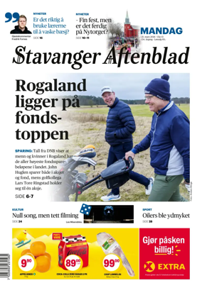 Cover of Stavanger Aftenblad