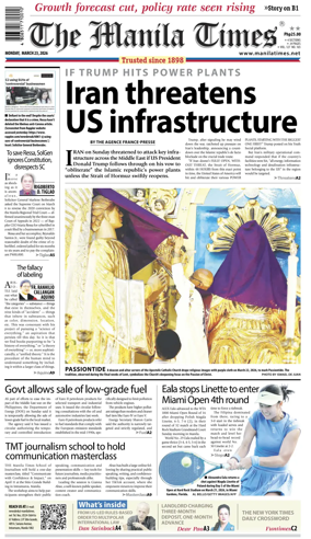 Cover of The Manila Times