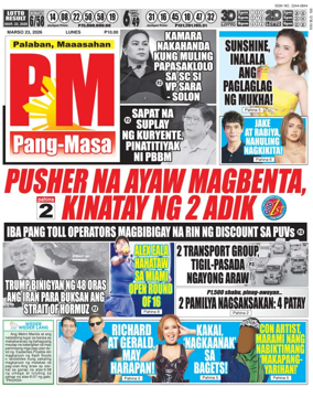 Cover of PM Pang-Masa